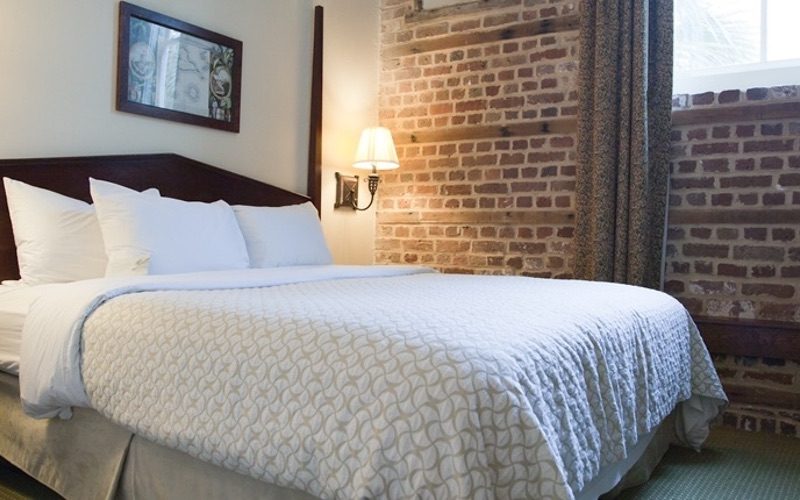 King Suite with Exposed Brick