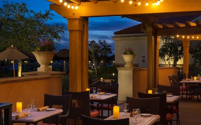 Marina Inn patio